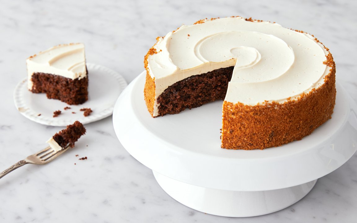 Fresh Ginger Cake with Salted Caramel Buttercream Little Bee Baking